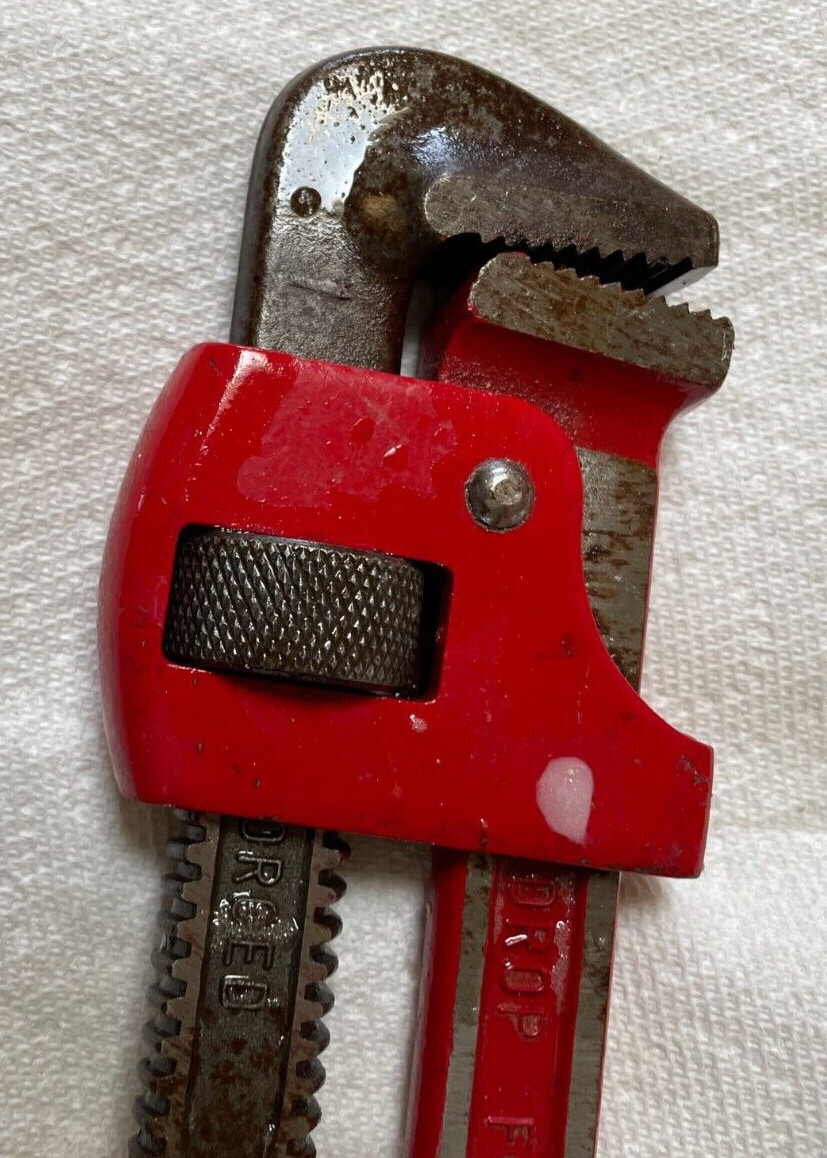 Benchmark 18 Inch Pipe Wrench Drop Forged Monkey Plumber Adjustable Wrench