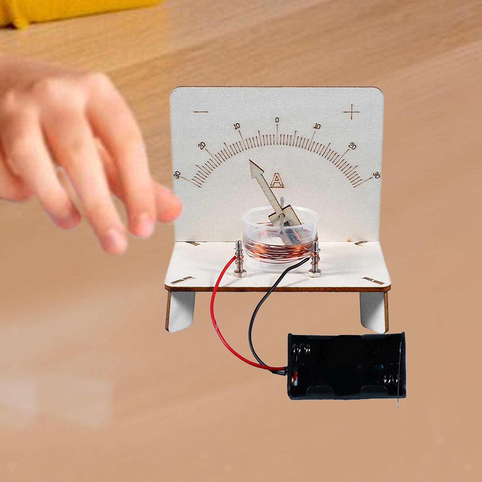 DIY Amperemeter Model Physics Experiment Kits Teaching Device Children DIY