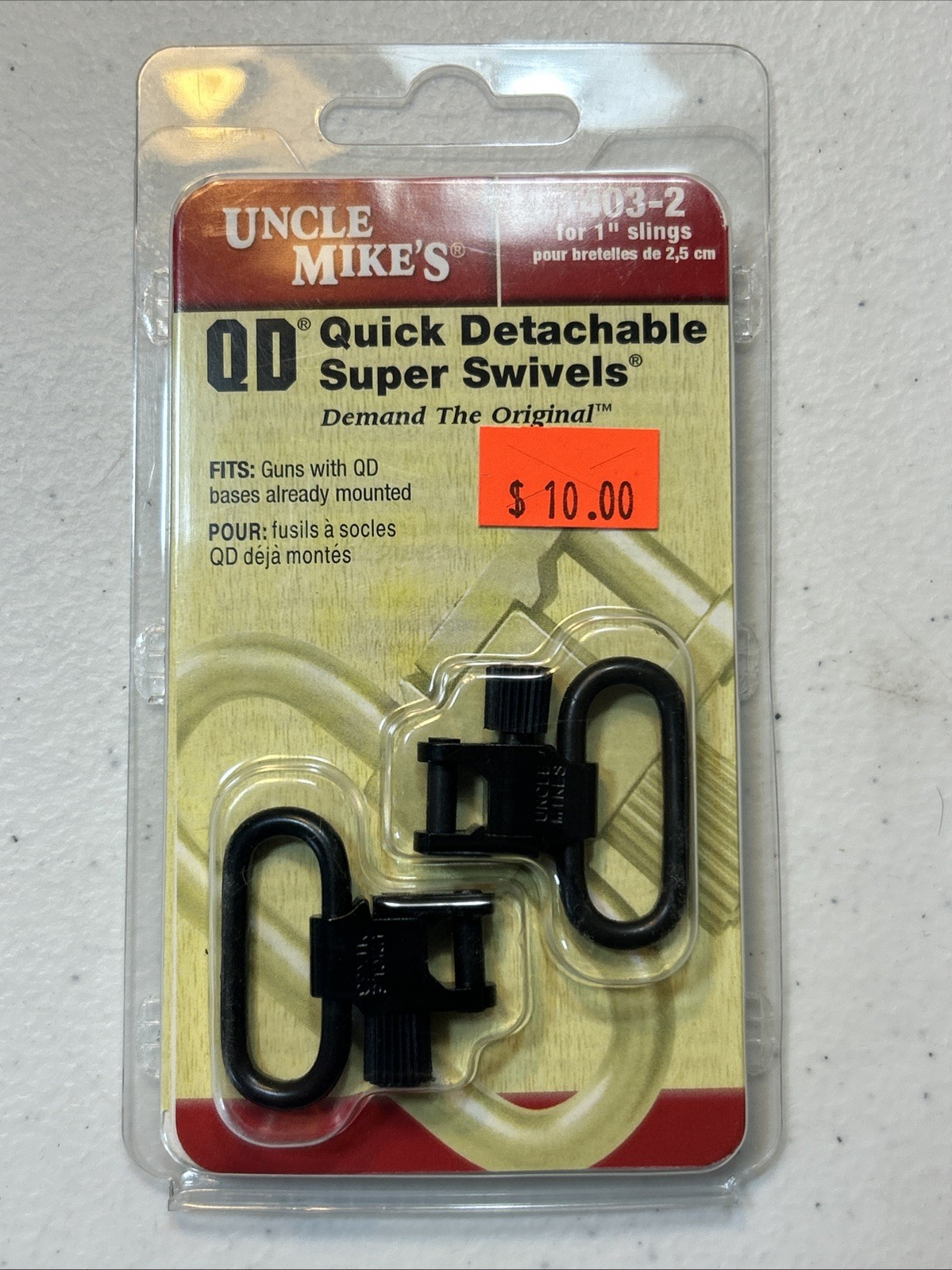 Uncle Mikes 1" Sling Swivel Quick Detachable 1403-2