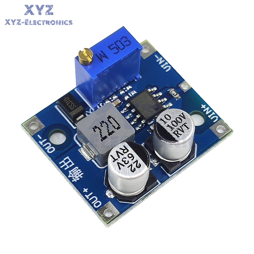 Mini DC-DC Step-Down Power Module Buck Converter 5-80V to1-62V Adjustable 1.5A