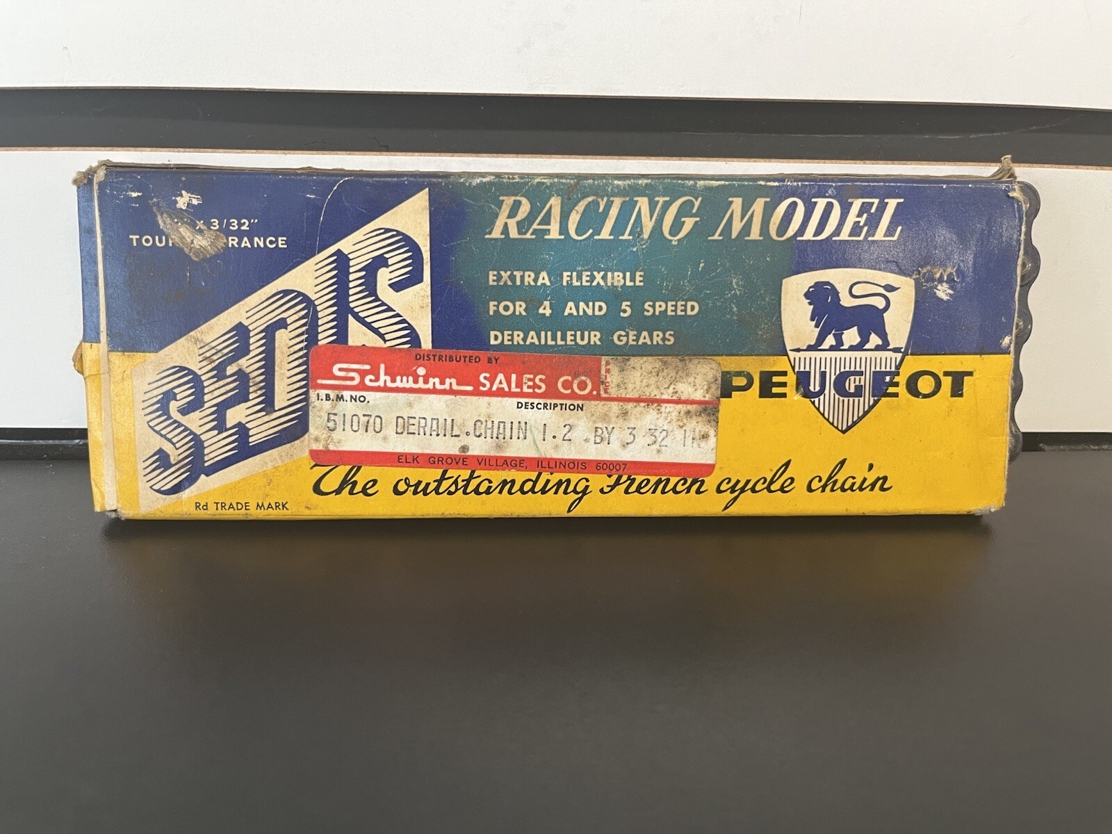 Peugeot Sedis Vintage NOS 4/5 Speed Bicycle Chain