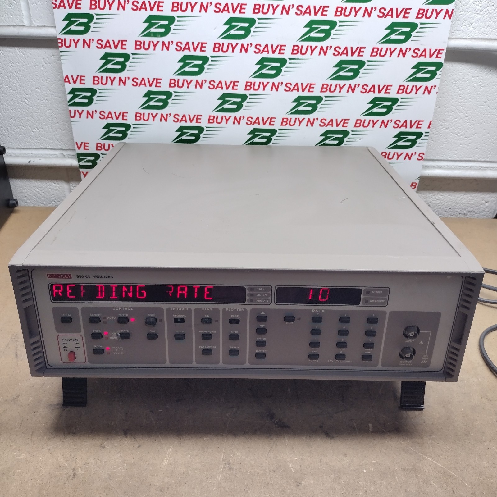 Keithley 590 CV Analyzer - Powers On - Read Description - w/PwrCrd - FOR PARTS