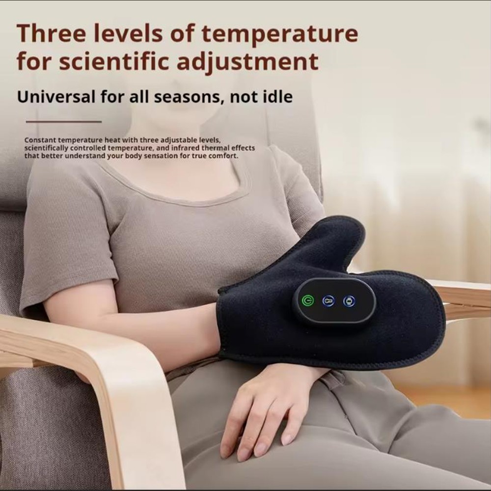 Cordless Hand Massager for Arthritis with Heat Compression Relief Therapy Glove