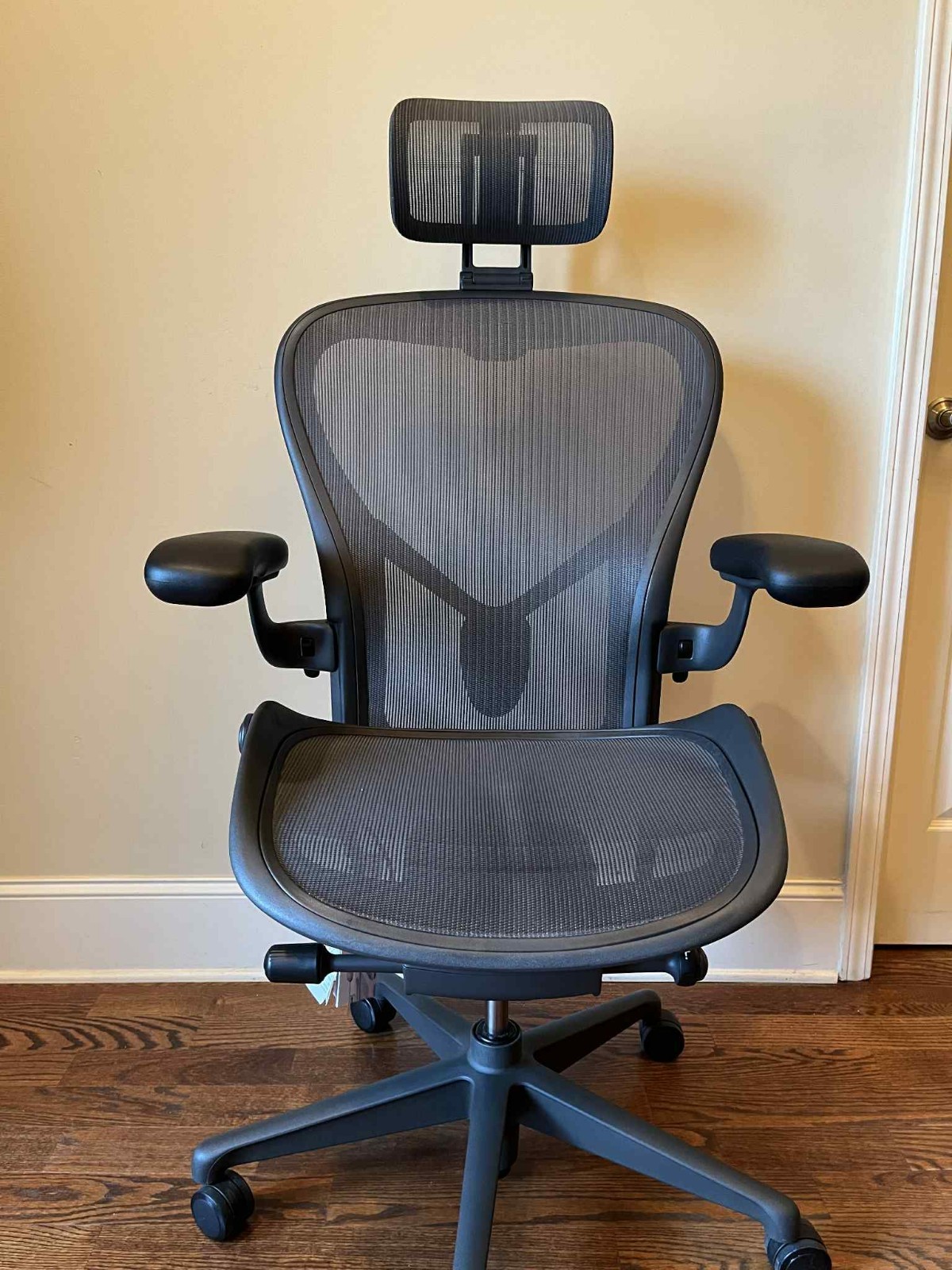 Herman Miller Aeron Office Chair - Remastered Version Size C with Headrest