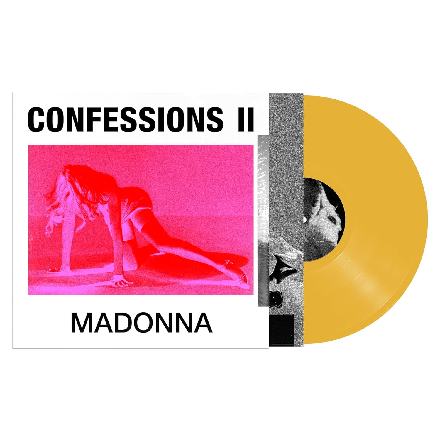 Madonna Confessions II Exclusive Yellow Vinyl LP Record Poster Inner Sleeve