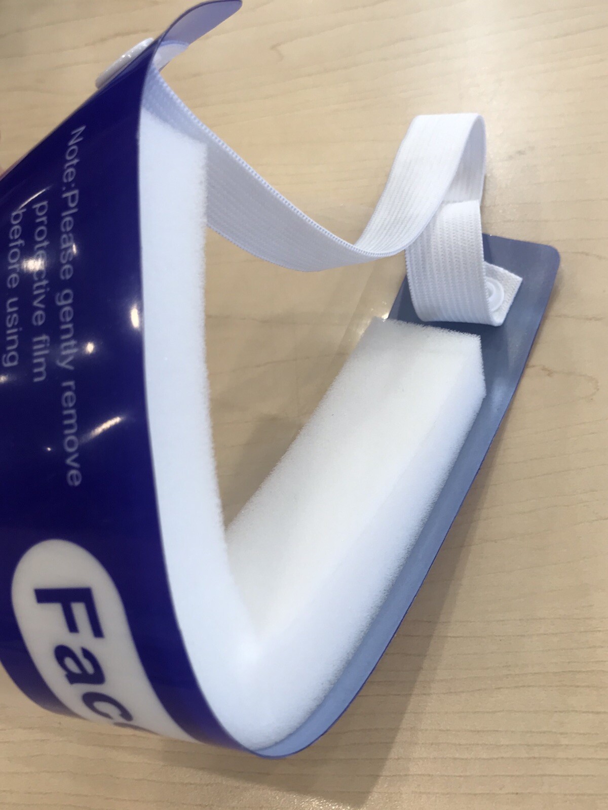 2 Pcs face shield clear visor