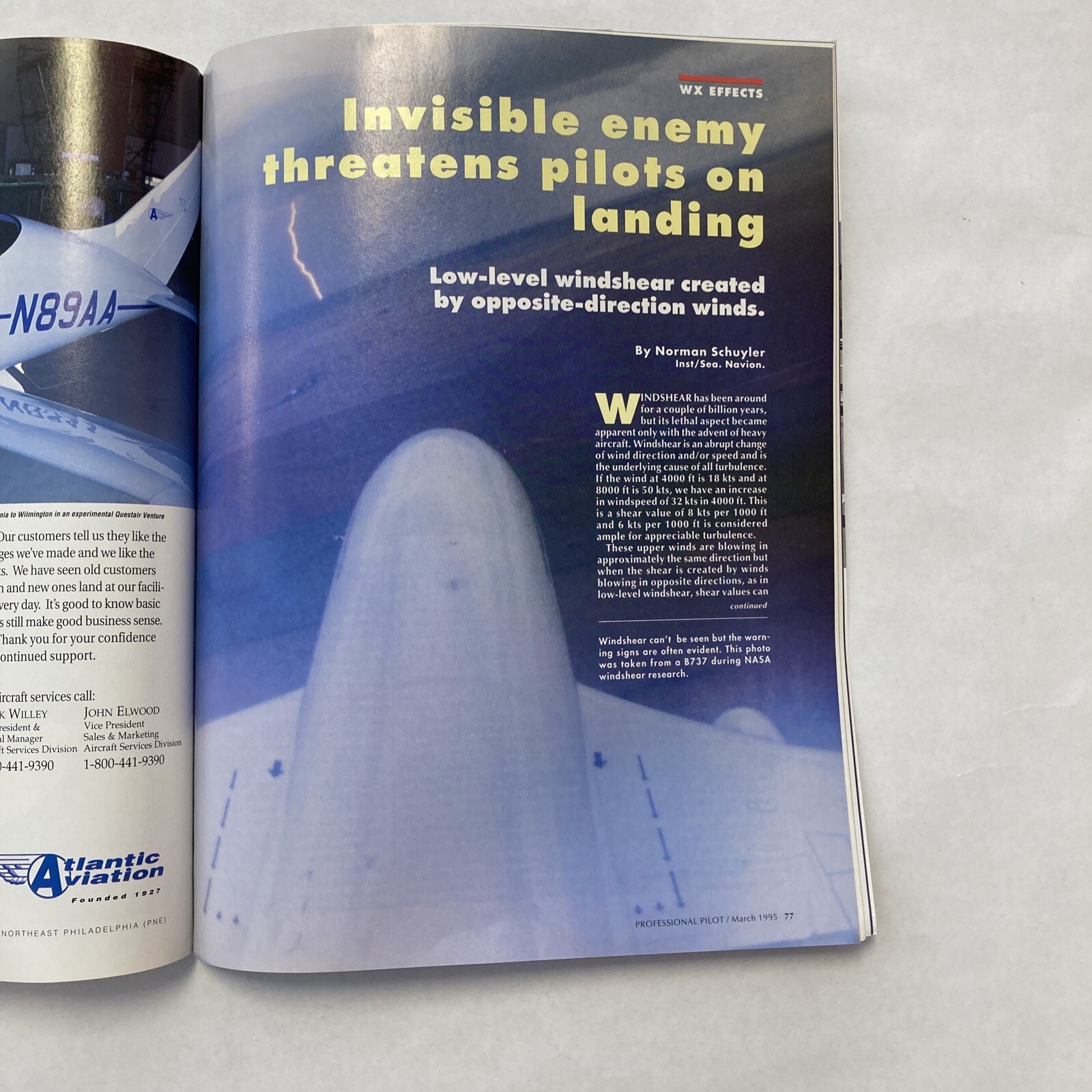 Professional Pilot - March 1995 Issue