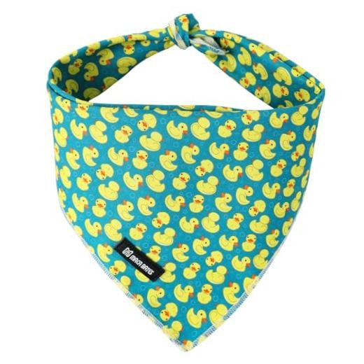 Maca Bates Cute Duck Dog Summer Bandana Funny Triangle Dogs Large Regular-Duck