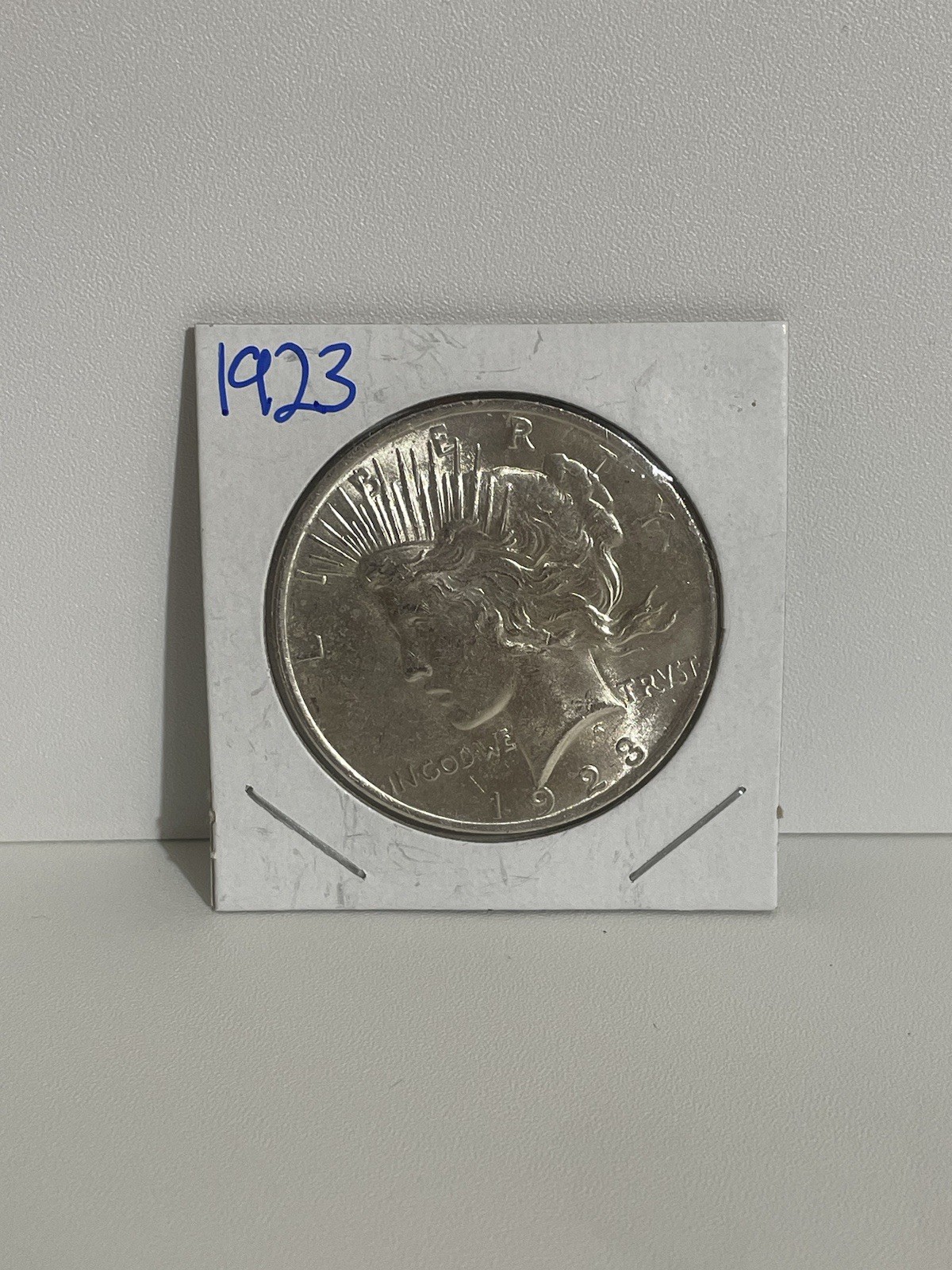 1923 US Peace Silver Dollar $1 Nice Gem Unc. Silver