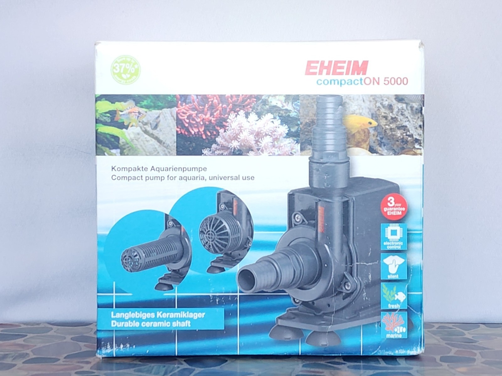 EHEIM compactON 5000 Aquarium Water Pump 70 Watt 5000 l/h Durable Ceramic Shaft