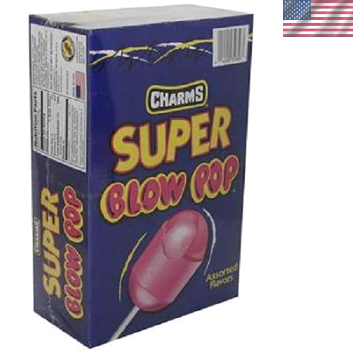 48 Count Charms Blow Pop Lollipops – Assorted Fun Flavors for Kids & Adults