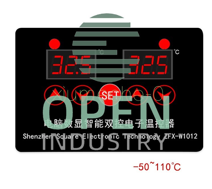 DC 12V  NTC 10K Dual Digital Thermostat Temperature Controller Sensor Module NEW