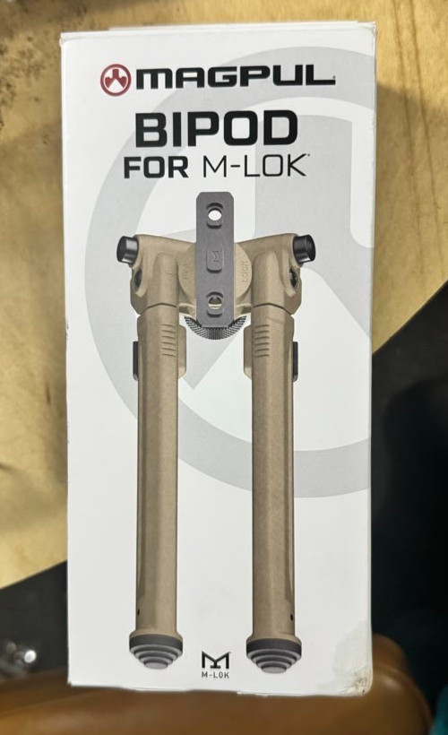 Magpul Bipod For M-LOK Slots Steel Aluminum Polymer Flat Dark Earth - MAG933FDE