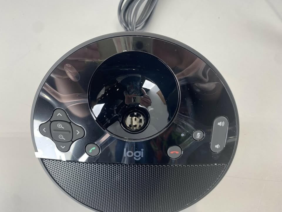 Logitech BCC950 Video Conference Webcam - Black NO REMOTE MISSING COMMON CABLE