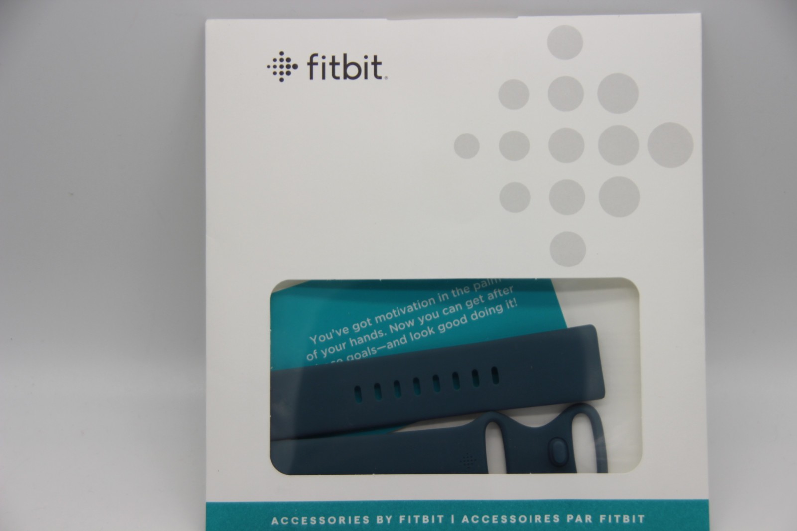 Genuine Fitbit Charge 5 / Charge 6 Infinity Accessory Band, Mineral Blue, Small