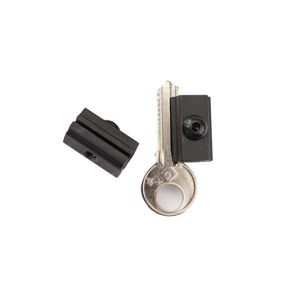 1Set Key Clamp Vertical Fixture Auxiliary Tooth Opening Locksmith Double-side US