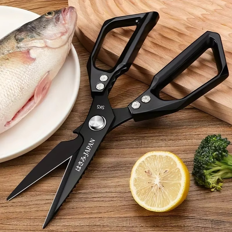 Multifunction Kitchen Scissors Heavy Duty Poultry Shears Fish Scraper Bottle Ope