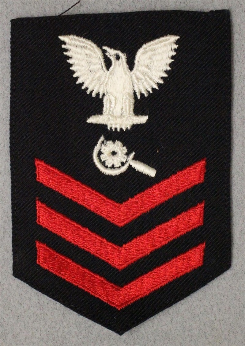 USN Navy Rate 556: PO1 Female, Machinery Repair - navy blue
