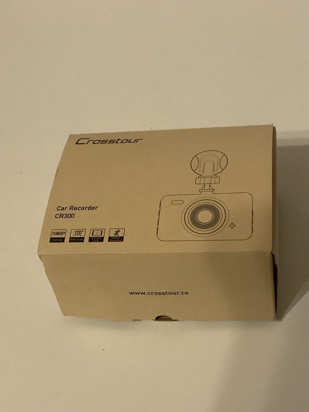 Crosstour CR300 1080P Wide Angle Dashboard Camera with 3 inch LCD Screen