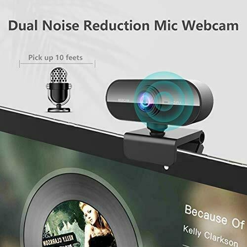1080P Full HD Auto Focus Webcam, USB Streaming Web Camera with Microphone for PC