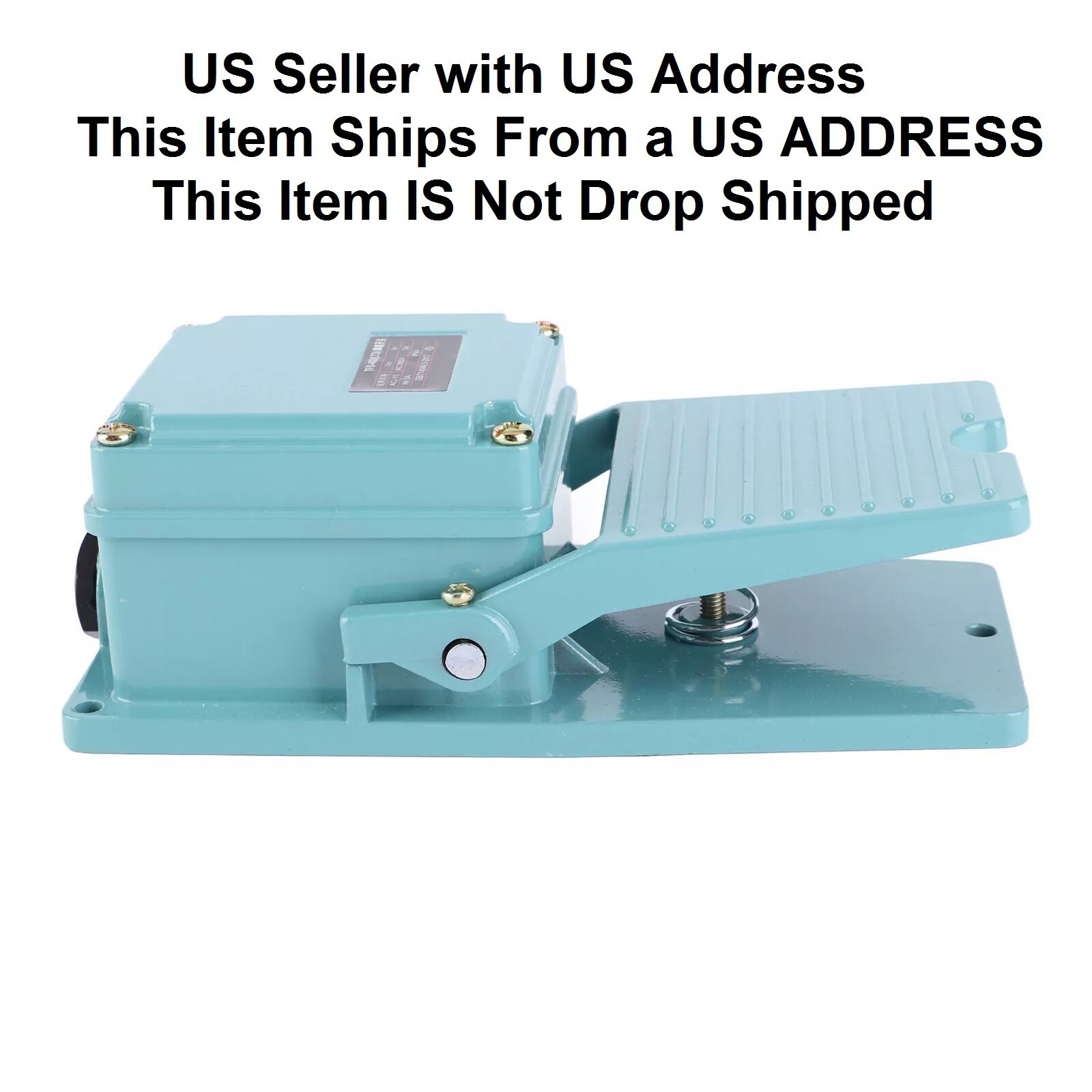 TFS‑402 - Heavy Duty - 250V 3A Momentary Foot Pedal Switch MIG TIG Welding
