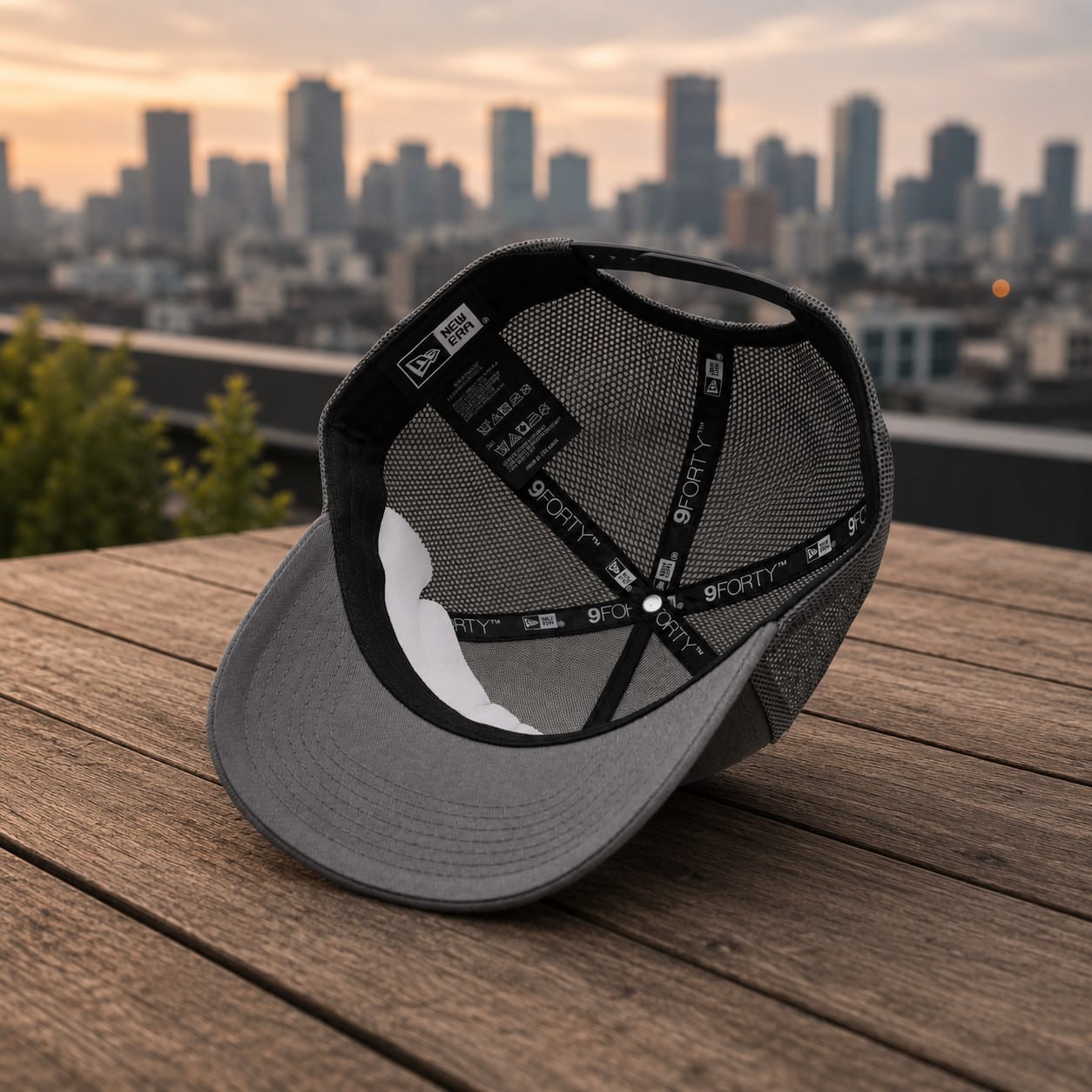 FedEx Trucker Hat Cap Grey Mesh Adjustable Snapback Logo - Embroidered Cap