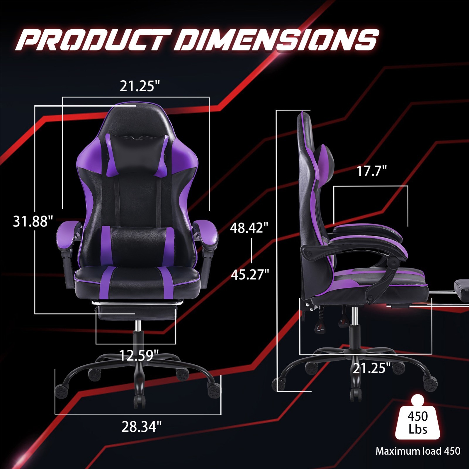 ❄️FREE SHIPPING!❄️Office/Gaming/Reclining Chair w/Wheels, Thick Padding, & More!