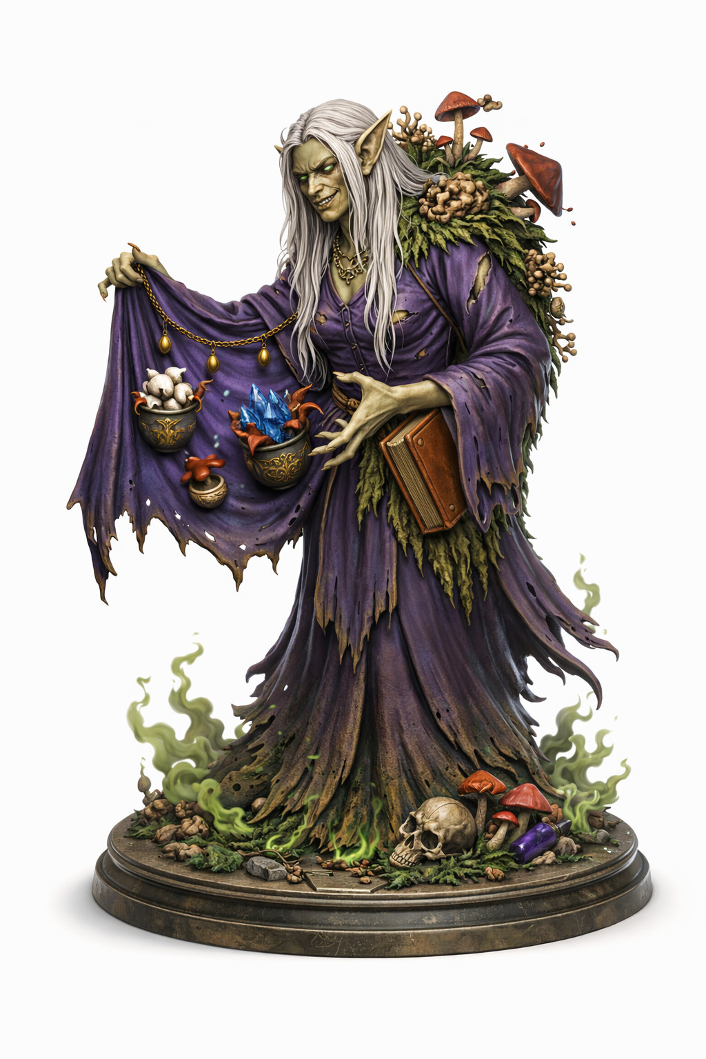 Dungeons & Dragons Playable Character Hag Helga - Witch, Wizard, Sorcerer