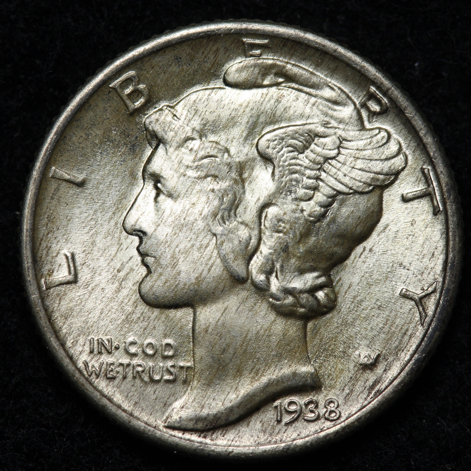 1938 Mercury Silver Dime BU *UNCIRCULATED* MS FSB E272 AWNY