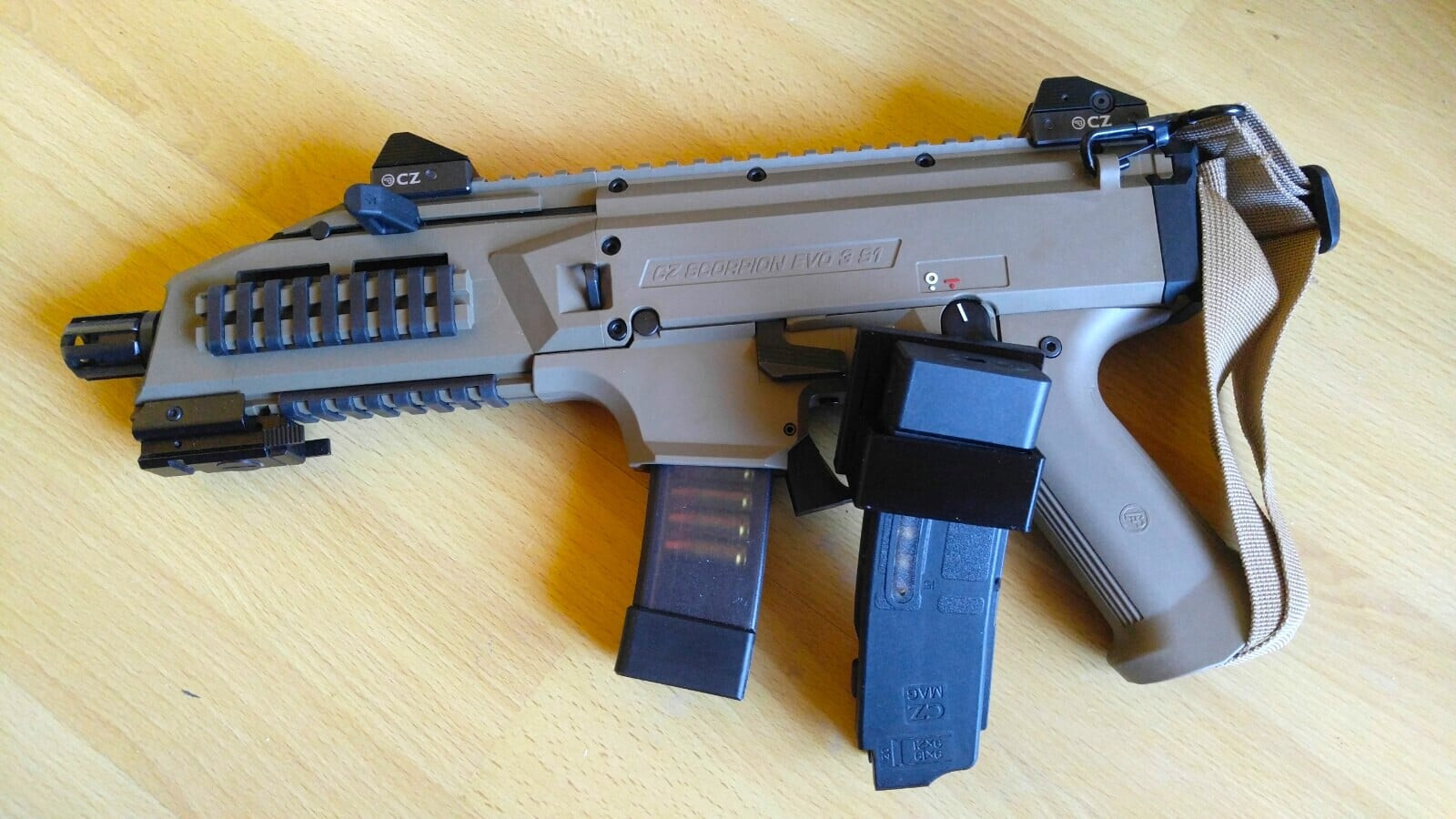 Standard Magazine holder for CZ Scorpion EVO 3 and A1 Airsoft AEG