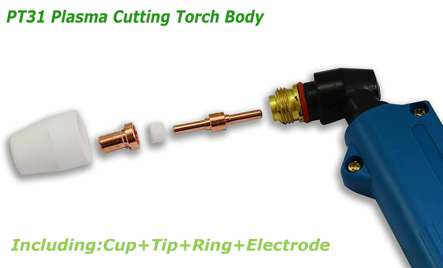 PT31 Plasma Cutter Torch Gun Straight Head Body
