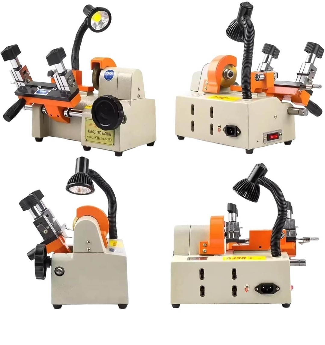 Key Cutting Machine with LED Lighting, Automatic Key Cutter, High Precision...