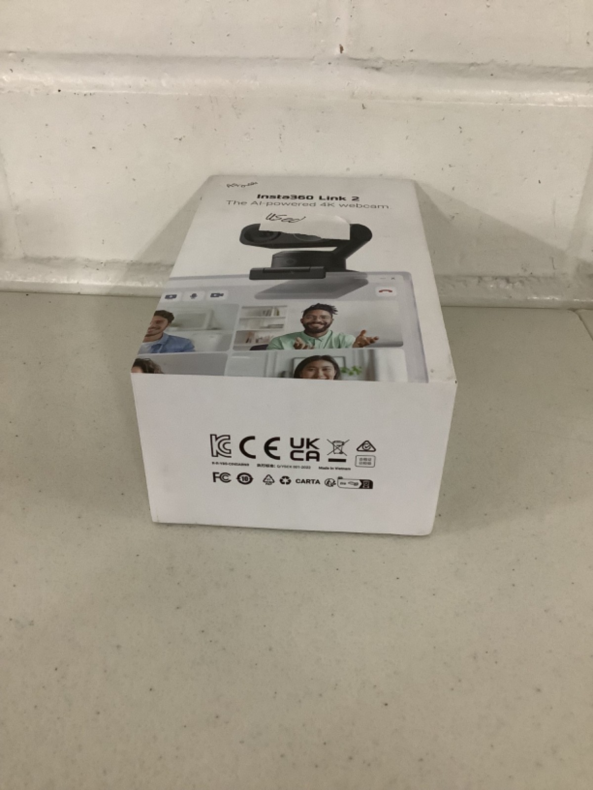 Insta360 Link 2 AI Powered 4K Webcam Mint Condition - Open Box