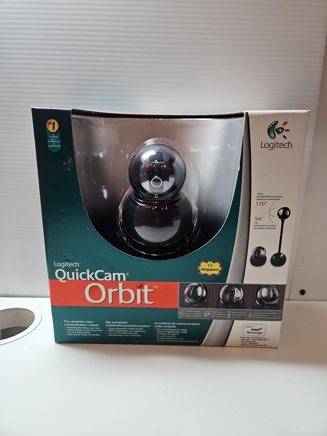 New Logitech QuickCam Orbit Webcam 961310-0403