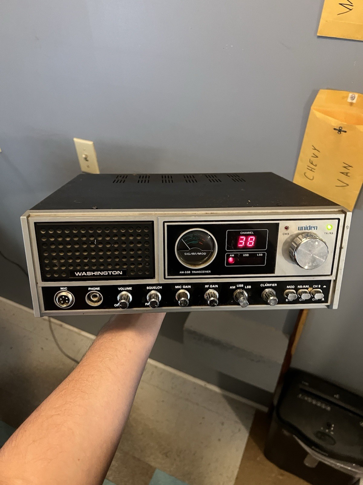 Uniden Washington Base Station CB Radio - Parts Or Repair