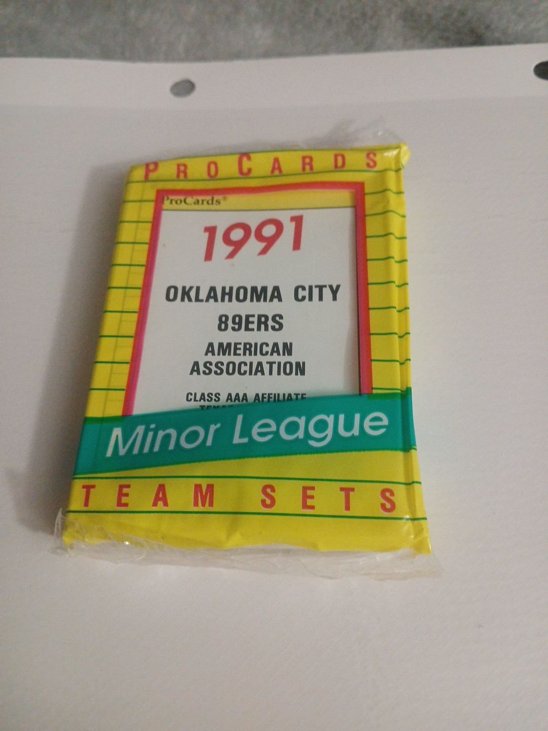 1991 ProCards Oklahoma City 89ers 27 card team set RANGERS Dean Palmer Fariss