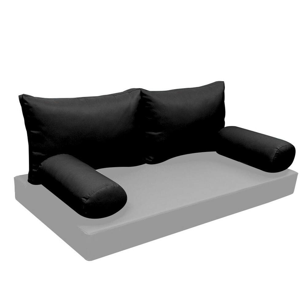 |SLIPCOVER ONLY| S2 Outdoor Bolster Backrest Pillow Covers Knife Edge Crib AD109