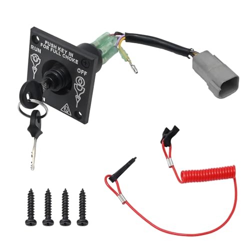 176408 Boat Kill Switch Outboard Ignition Switch Replacement for Johnson BRP