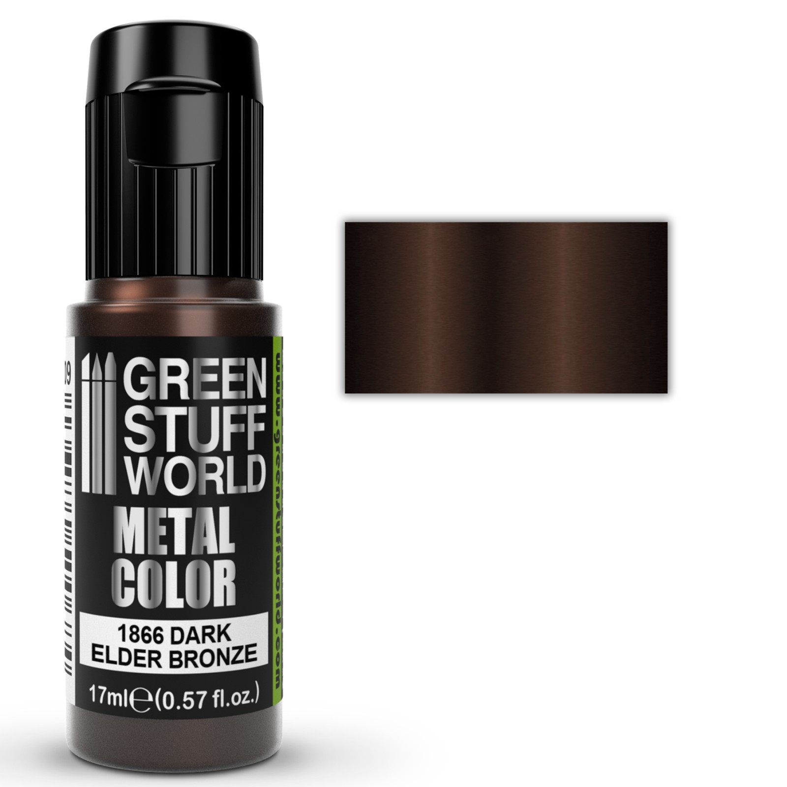 Metallic Paint DARK ELDER BRONZE 17ml - acrylic brush airbrush modelling hobby