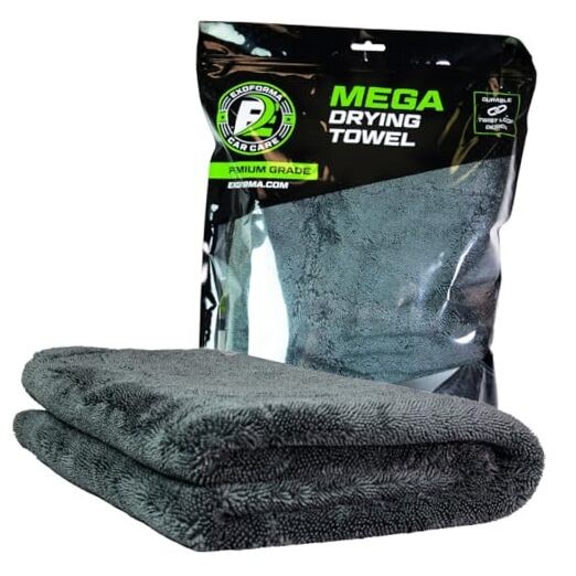 Mega Car Drying Towel - Holds Up to 9 lbs, No Streaks, Scratches, or Pack of 1