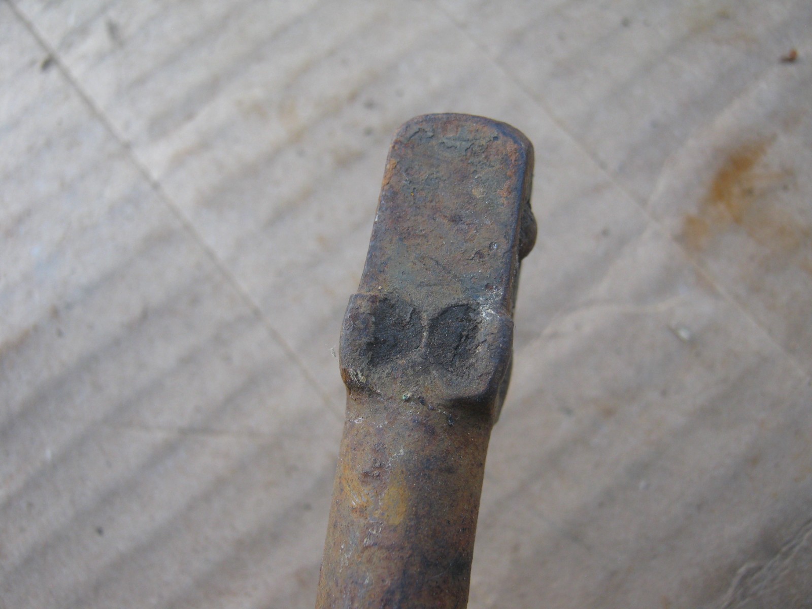 Original Antique Vintage Iron SNAP-ON Socket T-handle Spinner
