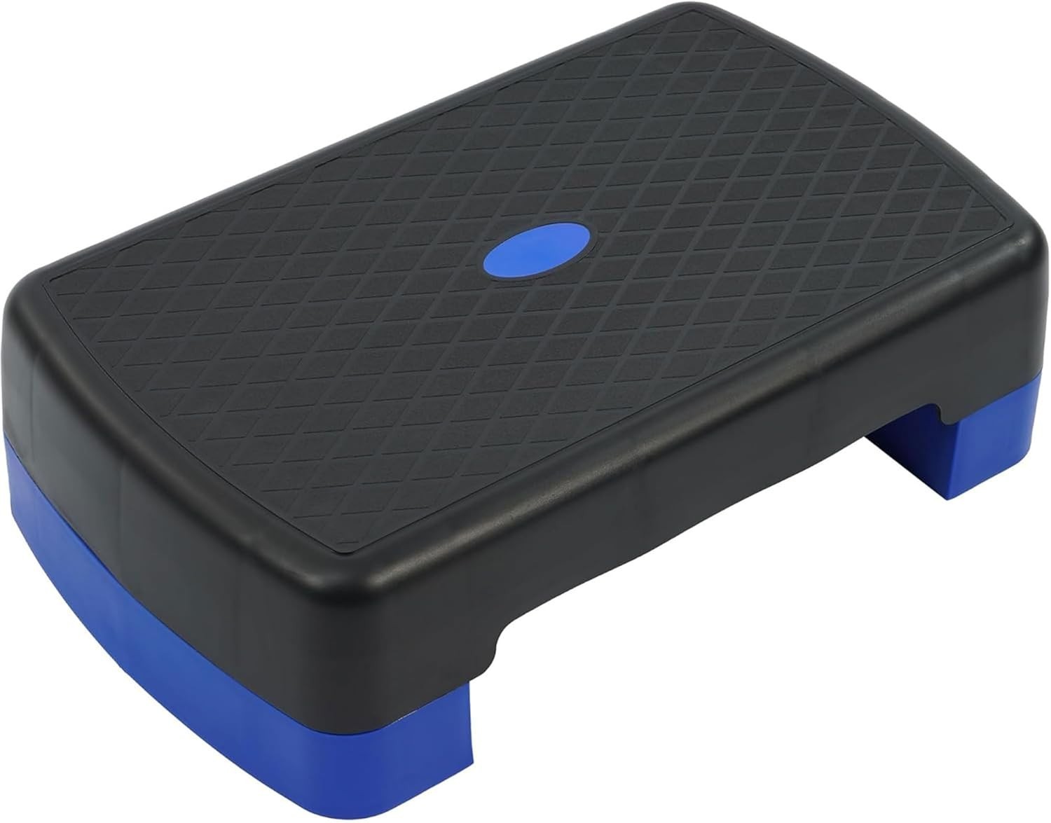 Compact 18" Workout Step Platform with 2 Risers - Safe & Versatile Training