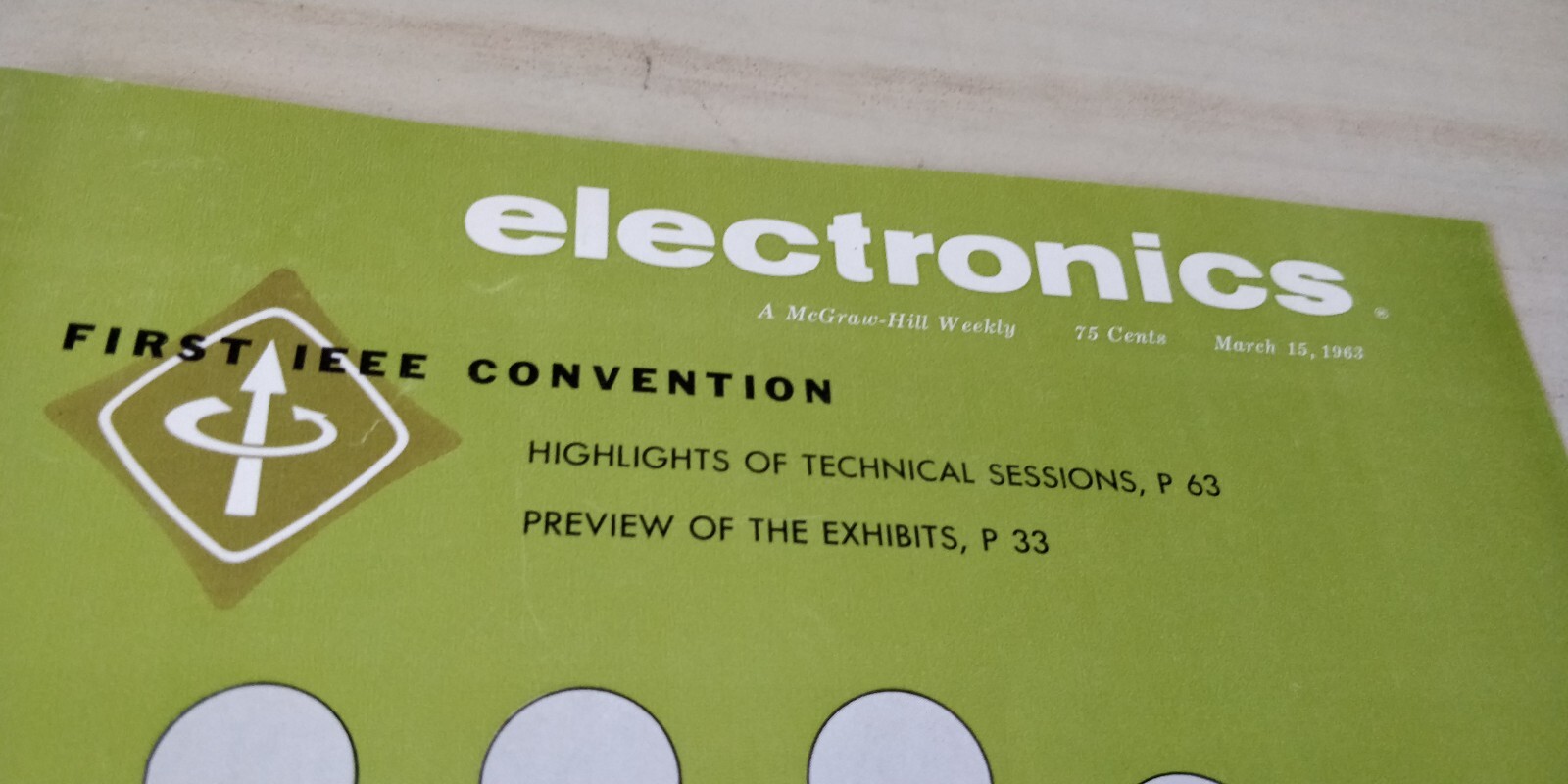 1963 - Electronics -First IEEE Brochure / Booklet