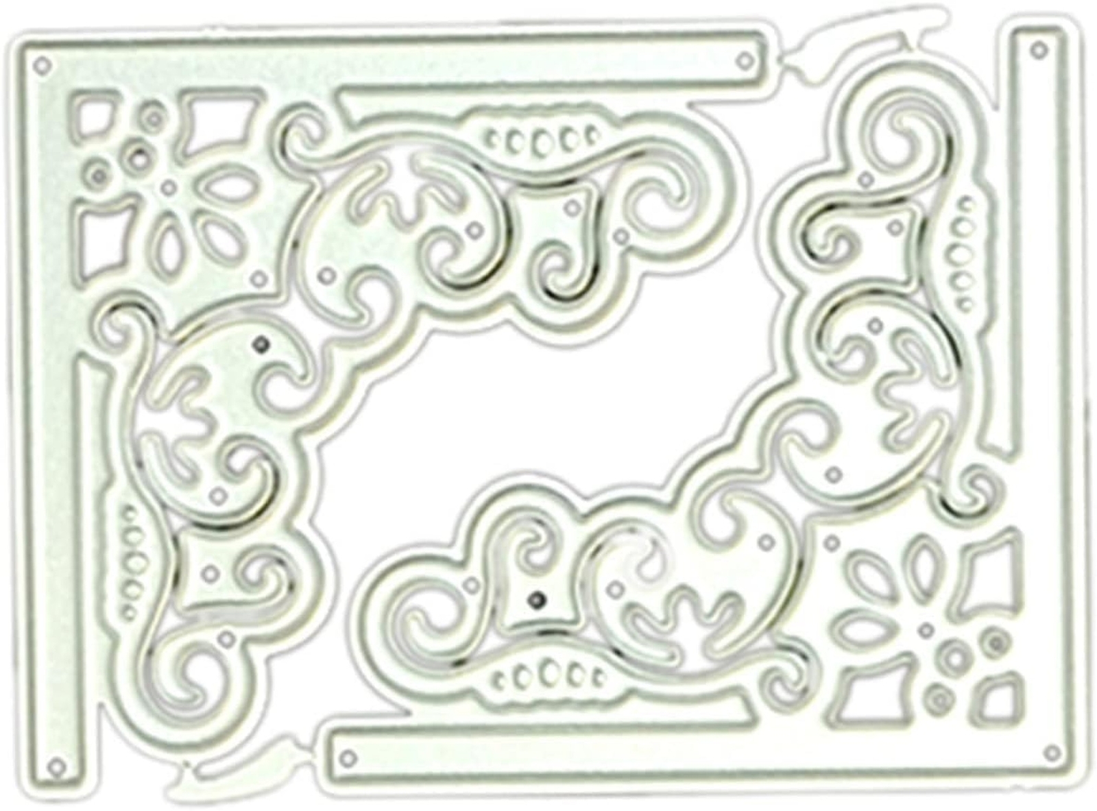 Lace Tatt Die Cut for Card Making, Hollow Out Metal Cutting Dies Congratulati...