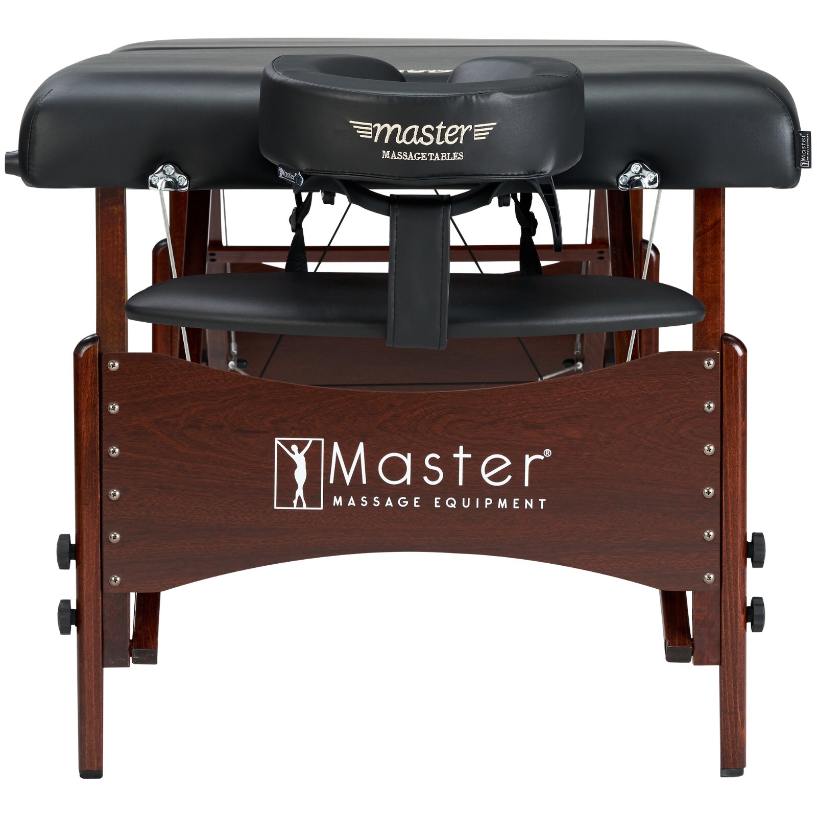 Master Massage 30" Newport Portable Cable Release Massage Table - Black