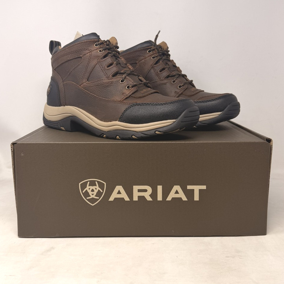 Ariat Terrain 10002178 Lace Up Hiking Trail Boots Brown Men's 10D New