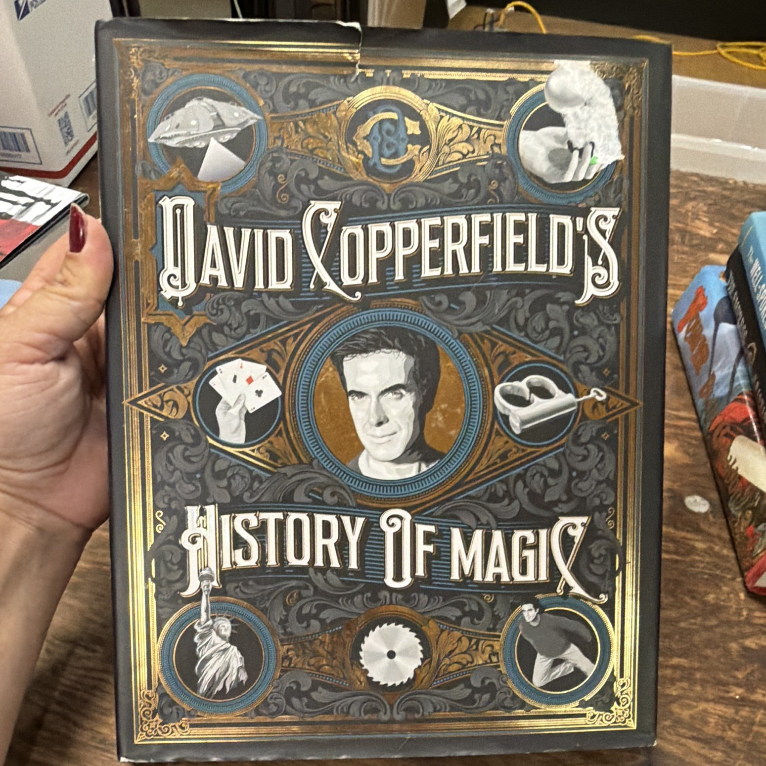 David Copperfield History of Magic Hardcover Illustrated Book
