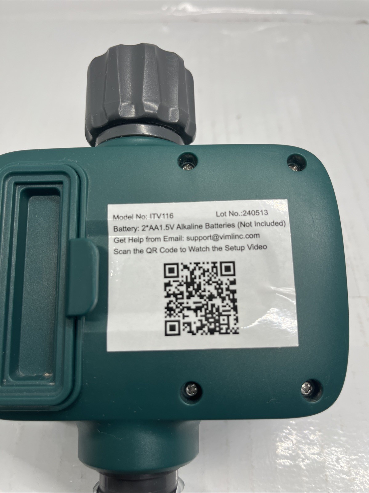 1-Zone Programmable Water Timer ITV116 Water/Rustproof -Model #ITV116