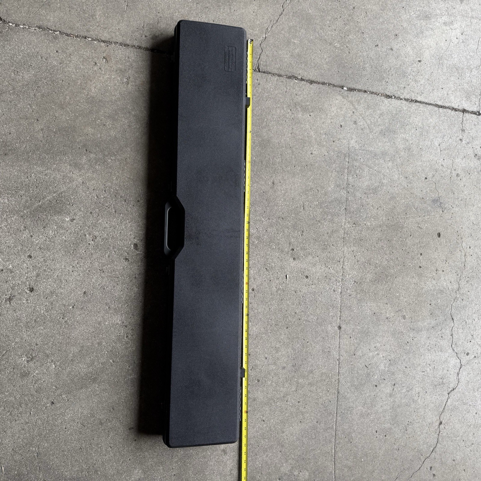 E1 Vintage Hoppes Protecto Cases with Foam 50" x 8.5" x 4" excellent No key