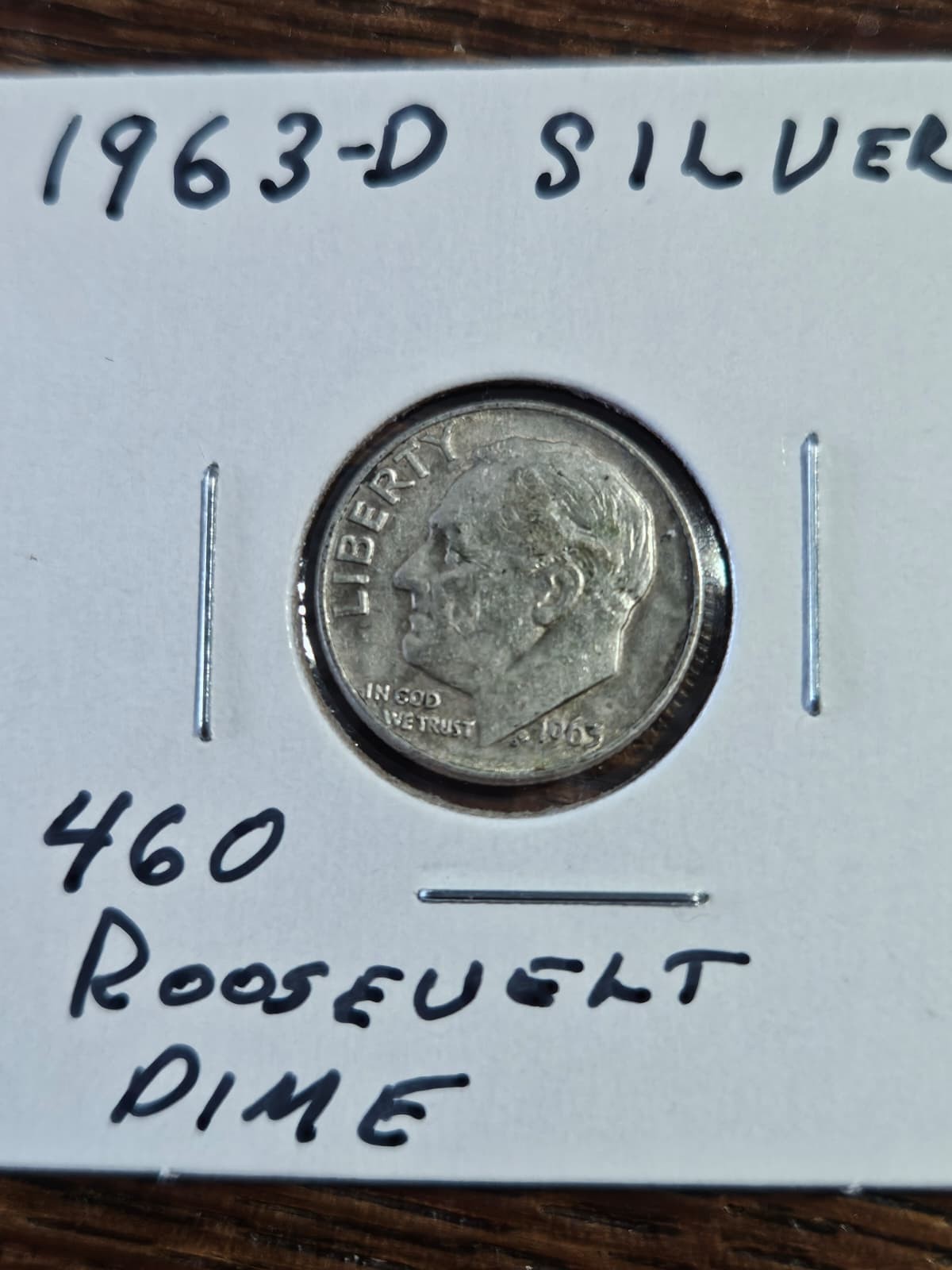 1963 D  ROOSEVELT SILVER Dime CIRCULATED SET SHIPPING #460